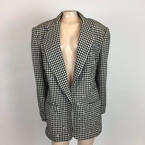 Vintage 80's Cedars Structured Blazer jacket Wool